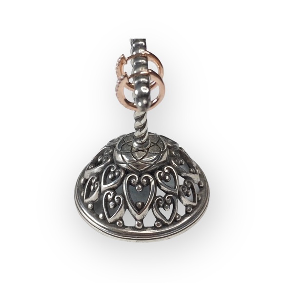 new Lassaire ❤︎ Simulated Diamond Pave Huggies Hoop Earrings ❤︎ Rose Gold Plated - Picture 8 of 16